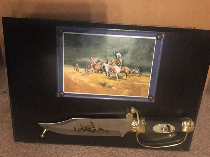 Collectible knife display