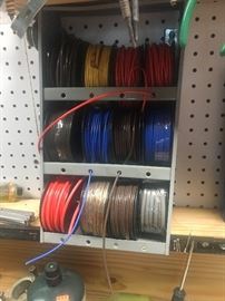 Assorted wire and wire bin