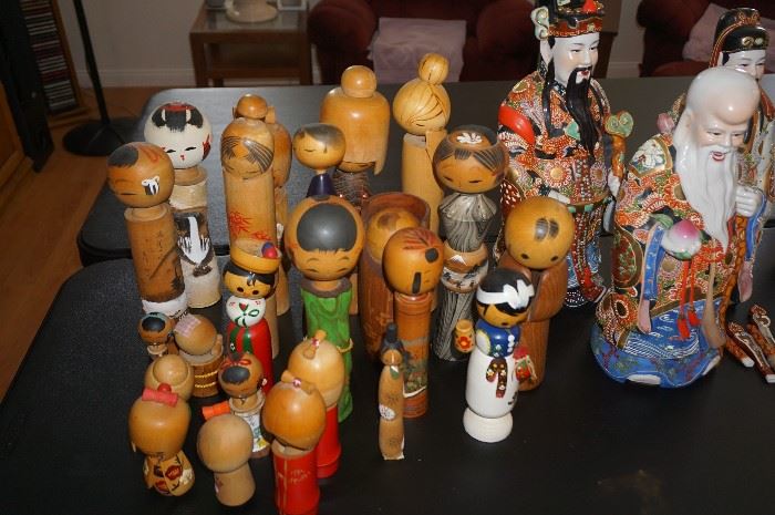 KOKESHI WOODEN DOLL COLLECTION