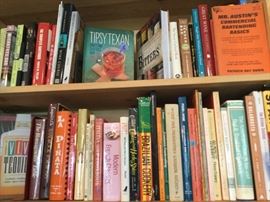 Great cookbooks and drink books. 