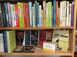 Great cookbooks and drink books. 