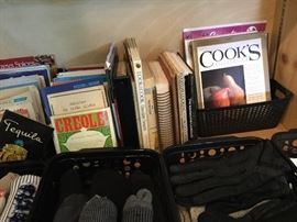 Great cookbooks and drink books. 