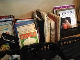 Great cookbooks and drink books. 