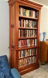 Impressive David Clifton, handcrafted mesquite bookcase. 