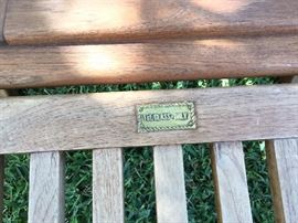 First Class folding deck chairs, Queen Mary.