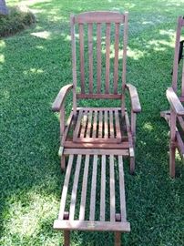 First Class folding deck chairs, Queen Mary.