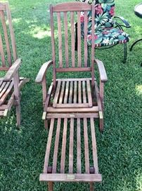 First Class folding deck chairs, Queen Mary.