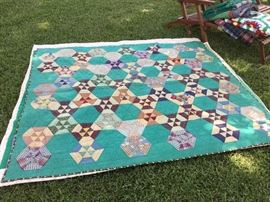 Antique quilts. Hand stitched, carefully preserved and in pristine condition.