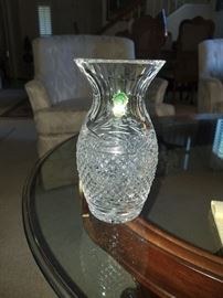 oval waterford vase