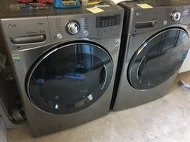 LG washer and Dryer 1 year old! 10 year warranty 