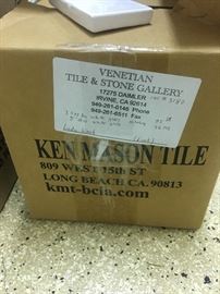 5 boxes of great quality subway tiles