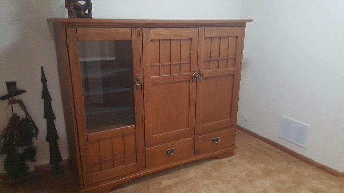 mission  style cabinet 