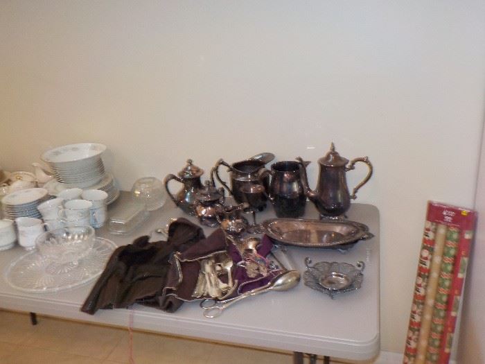 silver plate...nice pieces