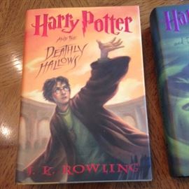Many Harry Potter First Edition American printing.