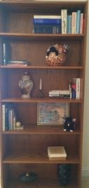 Another Wooden Bookcase and Contents