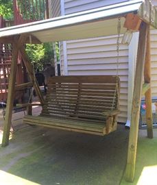 Large Outdoor Covered Swing