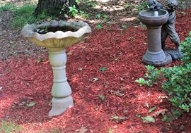 Bird Bath and Fountain