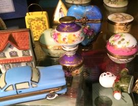 Some of the Limoges Trinket Boxes