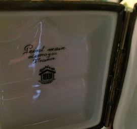 Detail on Limoges France Trinket Box