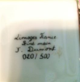 Limited Edition Limoges J. Dumont Signed/Numbered Trinket Box