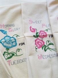 day of the week towels