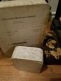 lithograph printing stone blocks. I believe we have 3