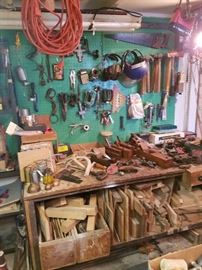 wood and tools
