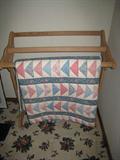 Quilt and quilt rack
