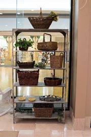 The baskets in our window display are also for sale!  They are very durable - super nice.