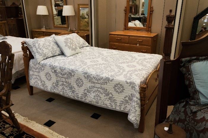 Several beds in this sale - many have matching pieces.  Some mattresses have BARELY been slept on.  All are clean.
