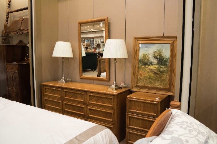 All our bedroom sets are all wood and durable!