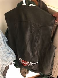 One of several Harley leather pieces