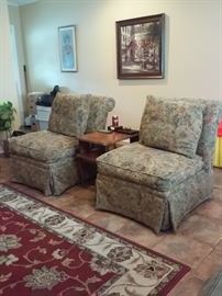 Pair of Bassett Furniture over stuffed Chairs