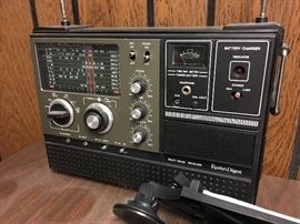 Several CB and multi-band radios and receivers. Radio Shack.