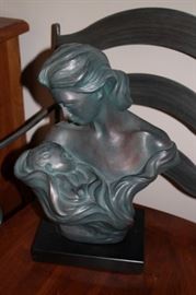 Sculpture - Mother & Baby 