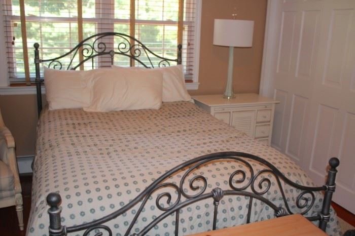 Metal Bed Frame with Head & Foot Board - Pretty!