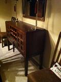sideboard/server with storage space and wine rack for 12 bottles