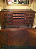 Sideboard/server with storage space and wine rack for 12 bottles