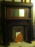 Early 20th century fireplace mantle...Absolutely beautiful. Must see in person.