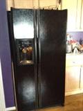 Black GE profile Refrigerator