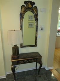 CHINOISERIE CONSOLE TABLE
CHINOISERIE WALL MIRROR

