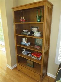 BOOKCASE WITH LOWER DRAWER