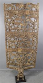 African Carved Screen