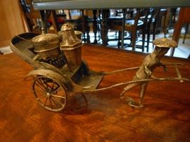 Silver Rickshaw Condiment Server