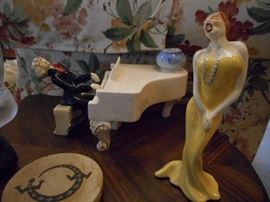 Brayton Laguna Maestro Piano and Opera Singer Figurines