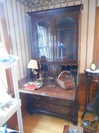 Henkel Harris Mahogany Secretary