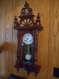 Probably German Wall Clock