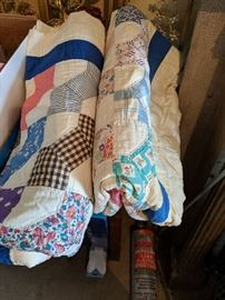 2 bow tie quilts 