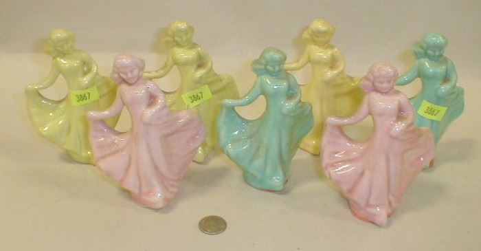 1950's porcelain ladies