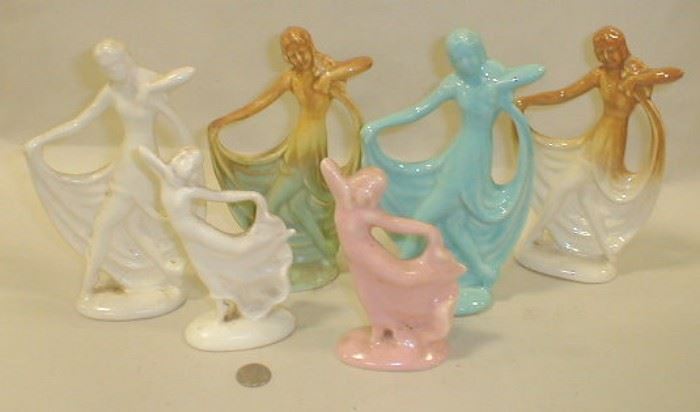 1950's pottery dancing ladies